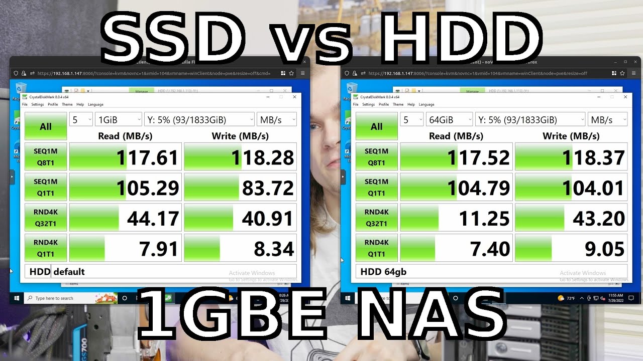 SSD HDD for gigabit NAS, does disk type affect performance? - YouTube