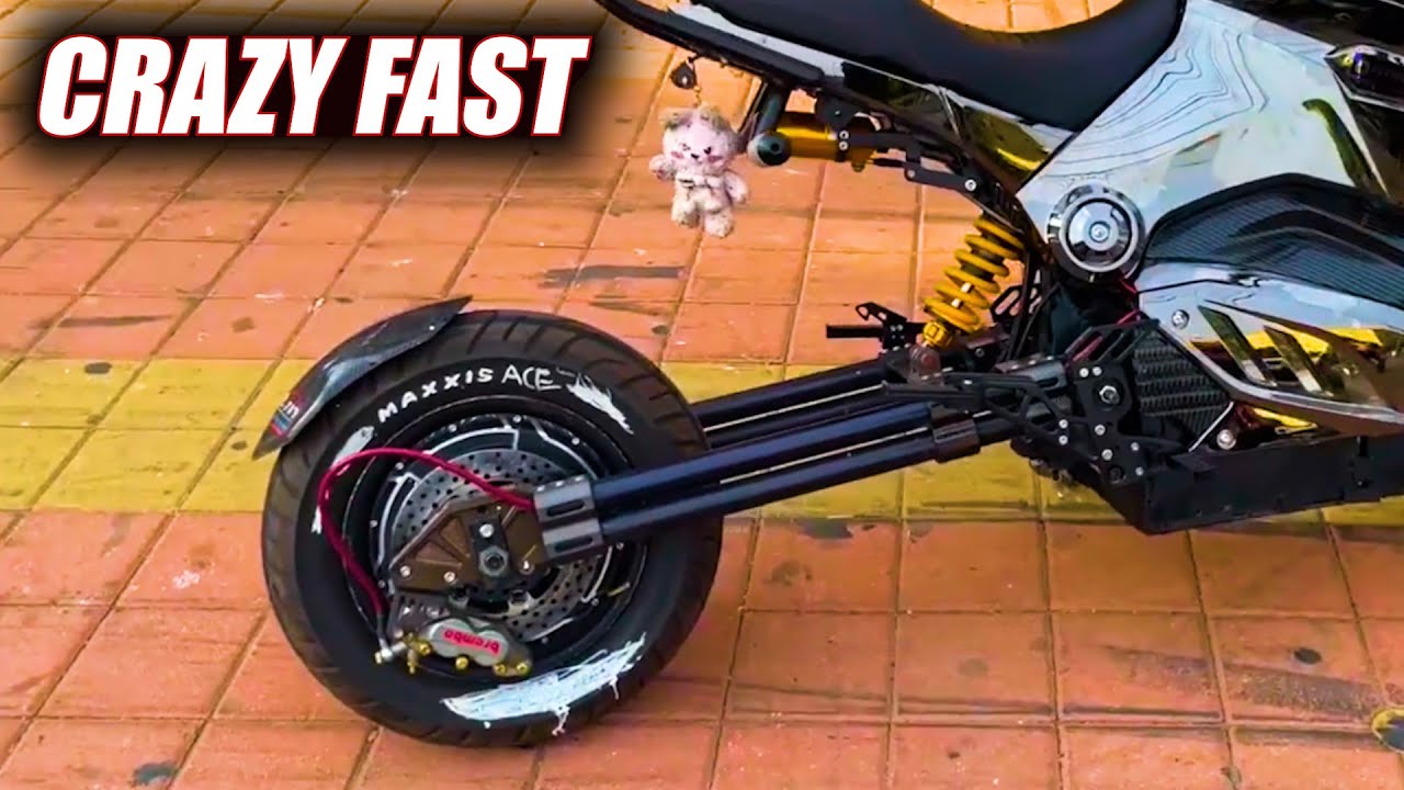 rim lomme Site line World's Fastest Scooter 15KW - YouTube