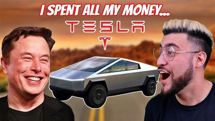 Why I Spent my ENTIRE YouTube MONEY on the New TESLA CYBERTRUCK! (Thank u  ELON MUSK) *NOT CLICKBAIT* - YouTube