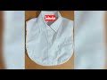 DIY detachable fake collar, fake blouse, a.k.a. dickey (from old clothes)