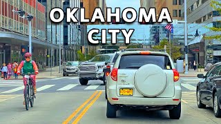 Oklahoma City 4K  Driving in Downtown Oklahoma City, Oklahoma, USA