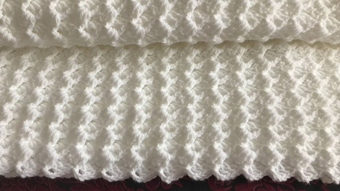 Easy Crochet Baby Blanket (The Barclay Baby Blanket) - Maisie and Ruth