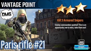 Vantage Point, Sniper Strike special ops mission #21- Paris (rifle/zone 9)