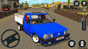 Modifiyeli Mavi Tofaş Pikap Sürüş Oyunu - Etiket Tofaşk #4 - Android Gameplay