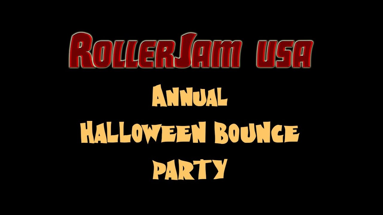 RollerJam USA Annual Halloween Bounce Party YouTube