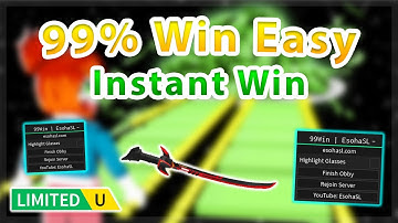 [UGC LIMITED] 99% Win Easy Obby | Instant Win / Auto Finish Script
