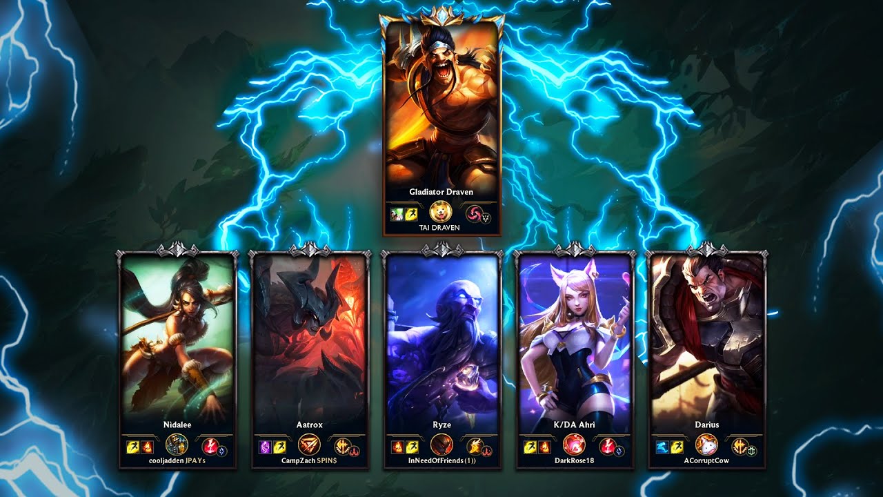 Challenger Draven vs. Five Silver Players (1v5) "Tai Draven" CRAZY GAME - League of Legends
