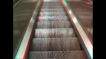 INDUSTRIAL LATE NIGHT NYC 3D ESCALATOR FILM