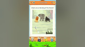 Braindom 2 Level 199 || which one is the king of the forest.
