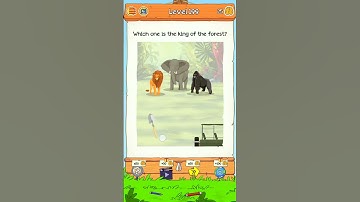 Braindom 2 Level 199 || which one is the king of the forest.