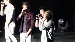 One Direction in San Jose - Twitter questions: Zayn and Niall singing Shot for Me + 'SNL dance'