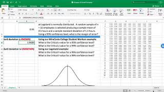 Ch. 8 Excel Tutorial