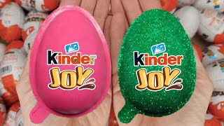 Satisfying Video | Very Yummy Rainbow Candy Kinder Joy Surprise Glitter Egg Chocolate ASMR