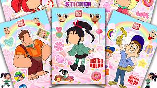 Oddly Satisfying ASMR Sticker Book Kawaii Sugar Rush Candy Kingdom! 🍭🍬 Paper DIY #334
