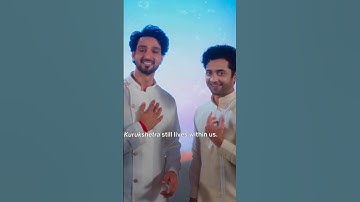 Two og Krishna in one frame🦚🥹🧿🤞#radhakrishna #sumedhmudgalkar #saurabhrajjain #mahabharat #viral