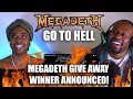 Totally Awesome Reaction To Megadeth - Go To Hell (Megadeth Winner Announcement)