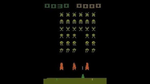Atari Space Invaders Double Deep Q Network Video 2/3