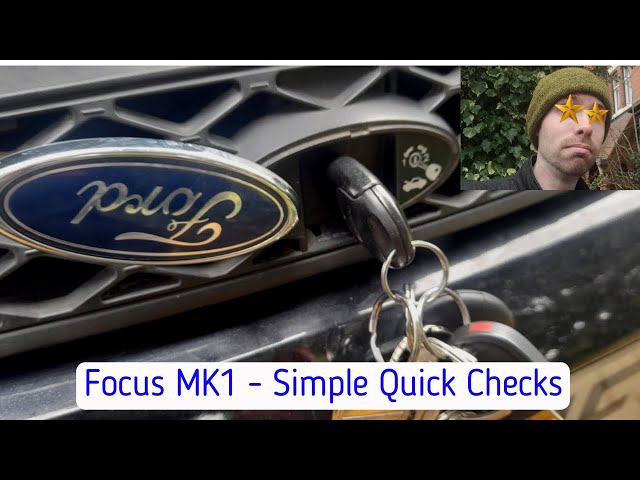 Defective bonnet lock open Ford Fcous MK1 