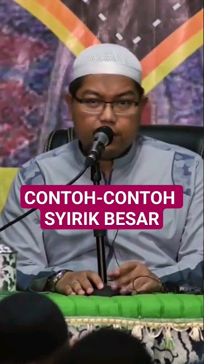 Inilah contoh2 syirik besar yg ada di Indonesia. Semoga Allah menjahukan kita dr perbuatan syirik.