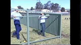 Gramline Steel Privacy Fencing and Colorbond Fencing Installation Guide.