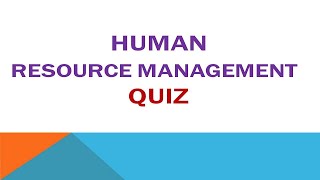 Human Resource Management quiz-1 screenshot 3