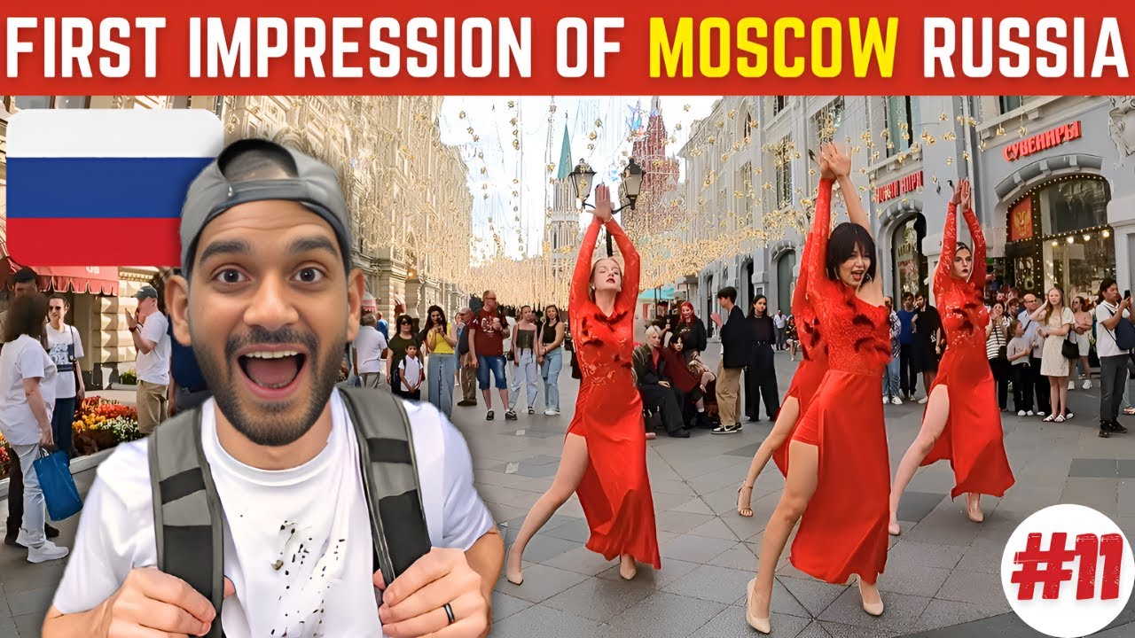 FIRST IMPRESSIONS OF MOSCOW, RUSSIA 🇷🇺 | INDIAN IN RUSSIA | #moscow #russia #indianinrussia