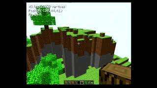 Minecraft on the PlayStation 2 (ClassiCube, 0614)