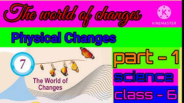 The world of changes | part - 1 | Science | class 6 | upto physical changes 