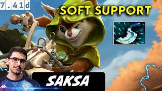 Saksa Hoodwink Soft Support - Dota 2 Patch 7.41d pro Player Full Gameplay screenshot 5