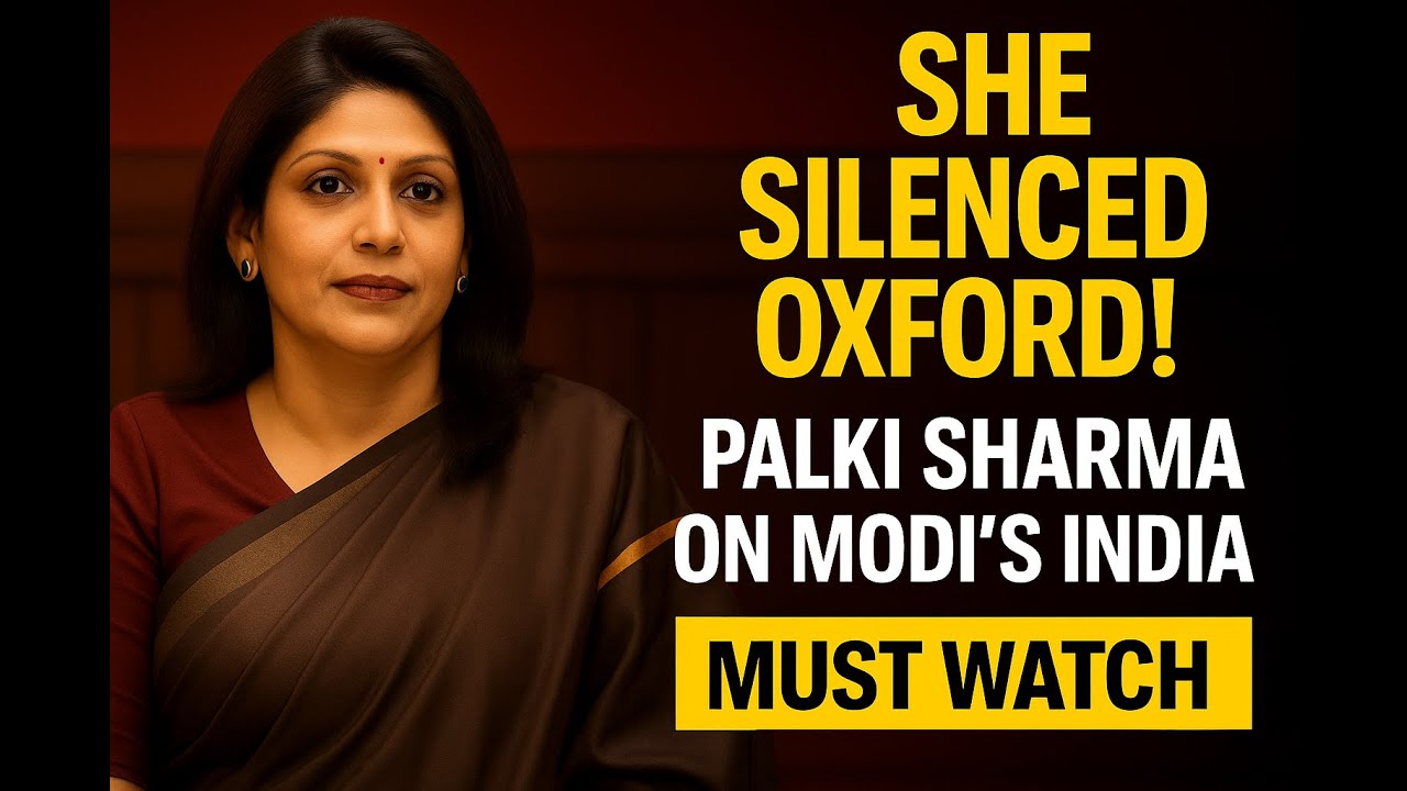 Oxford Debates Modi’s India – Palki Sharma’s Speech Changes the Game | MUST WATCH!