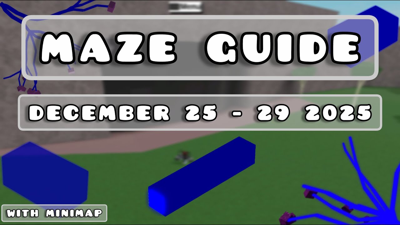 Blue Wood Maze Guide December 25 - 29 (With Minimap) || Lumber