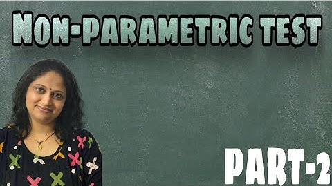 Non - parametric test-Part 2(B.Com/BBA/MBA/M.Com)(in Malayalam)