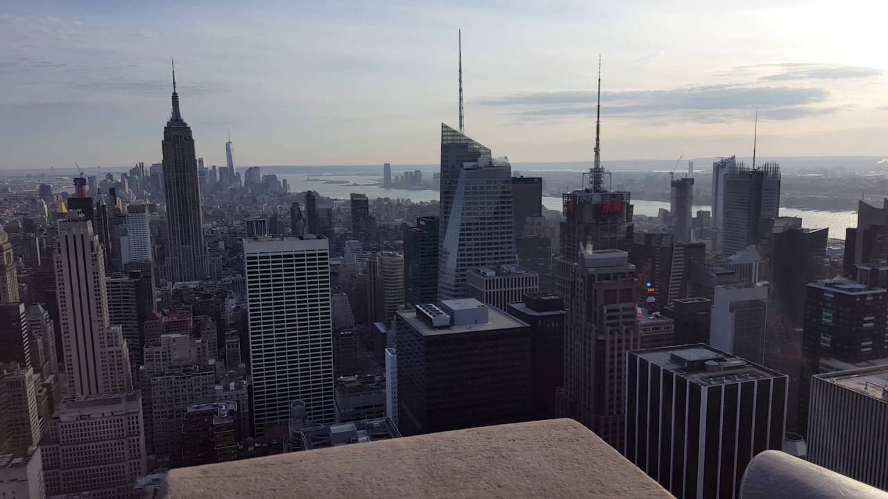 Vista en el edificio Rockefeller Center Nueva York - YouTube