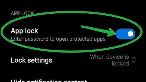 Poco x4 pro 5g on AppLock | how to use Applock setting poco phone