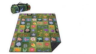 Supfitness Extra Large Picnic Blankets Waterproof Foldable Beach Blanket Waterproof Sandproof