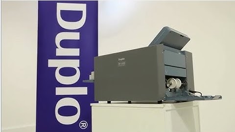Duplo DF-1200 Tabletop Folder