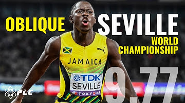 Oblique Seville Sprinting Mechanics | 100m World Championship 2025 #howtorunfaster