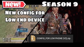 NEW‼️ SEASON 9 Config for low end Device Cod Mobile | Fix Lag & Frame Drop