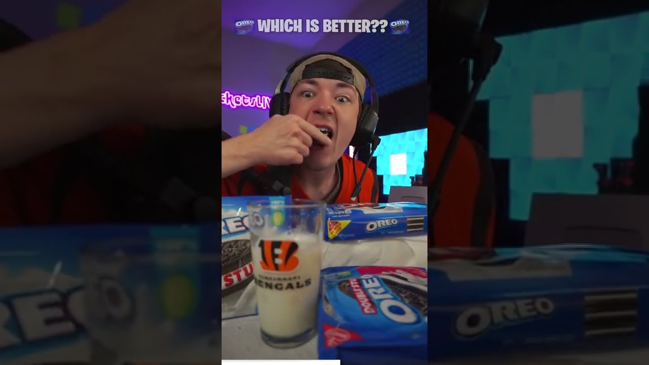 Which Is Better MEGA Stuffed Oreos Vs Original Someone Count How Many Times I Said Cream Shorts
