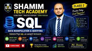 SQL Basics for Beginners | Class 2 |INSERT, WHERE, ORDER BY, GROUP BY, COUNT, SUM | Bangla |Oracle