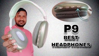 Best Wireless Headphone P9💥 Best sound quality unboxing & Review