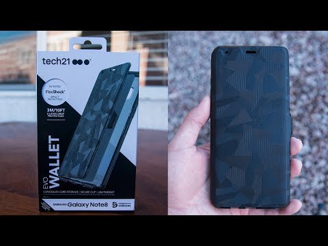 Best Samsung Galaxy Note 8 Wallet Case?! -Tech21 Evo Wallet Case Review