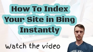 How To Index Site In Bing - How To Submit Your Site In Bing Search Engine - Bing Index 2021