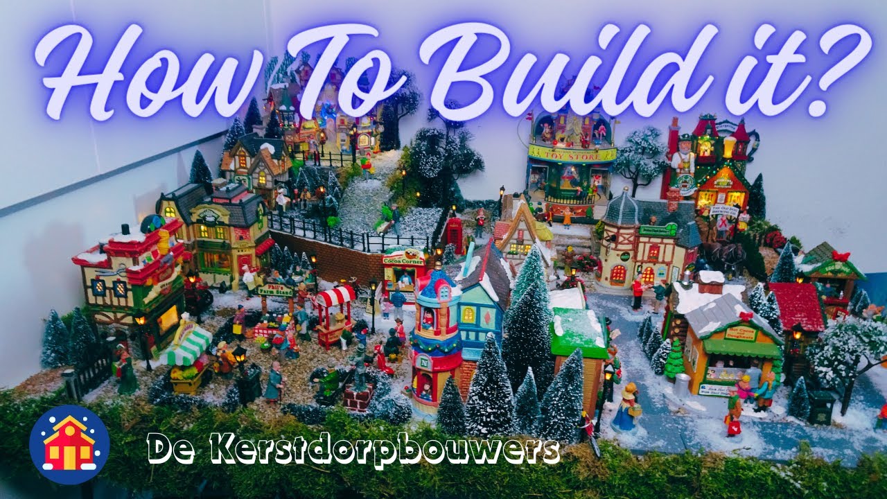 Hoe bouw je een Kerstdorp met een kerstmarkt