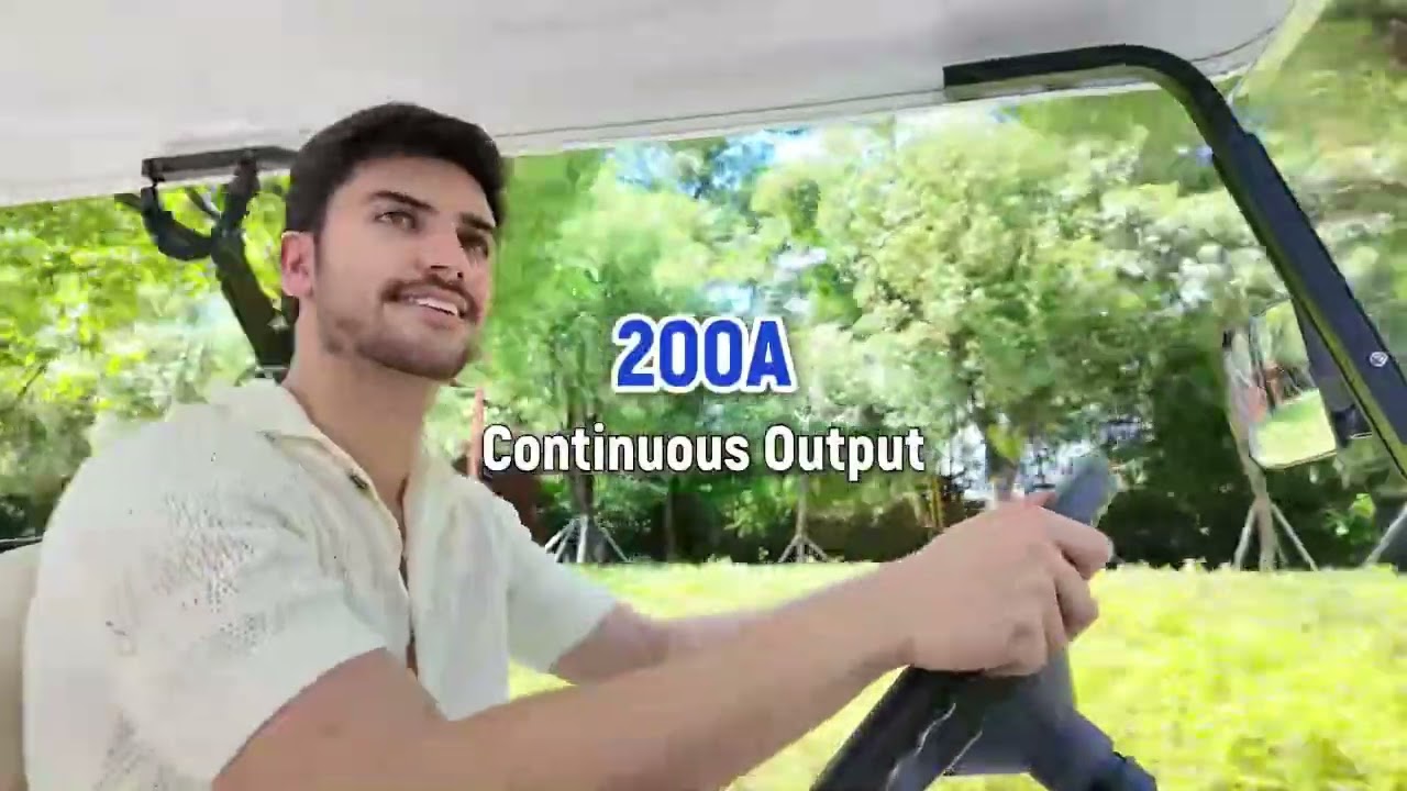 Humsienk LiFePO4 Battery 48V 100Ah Specialize in Golf Cart 200A BMS