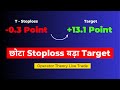 छोटा Stoploss बड़ा Target | Operator Theory Live Trading