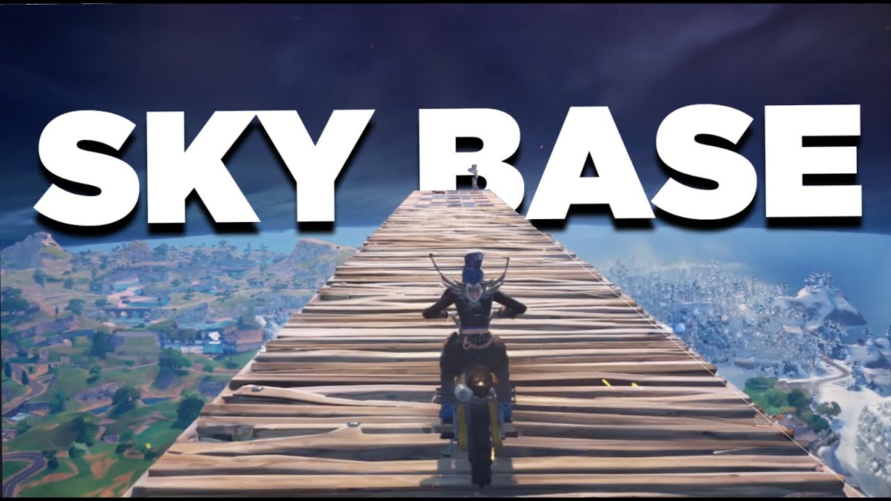 Skybase in Fortnite Chapter 5! YouTube