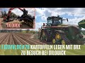 FarmVlog#78 Im Baggerhimmel bei OILQUICK 😍 Kartoffel legen mit 8RX John Deere🚜🥔