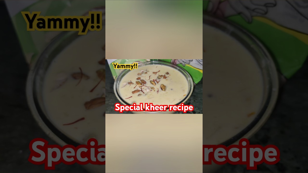 5 MINUTE Kheer Recipe That Will Make You FALL IN LOVE #food