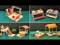 7 Easy Popsicle Stick Crafts | Miniature Playhouse & Sandbox - Toys for Kids